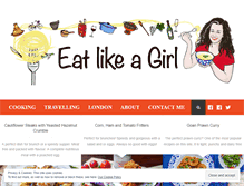 Tablet Screenshot of eatlikeagirl.com